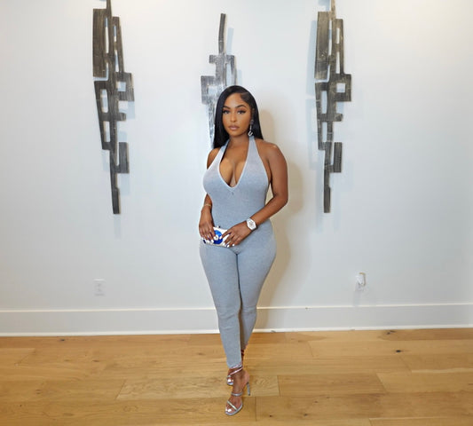 Act Bad Jumpsuit (Grey)